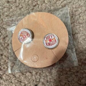 Brand new KC Chiefs studs